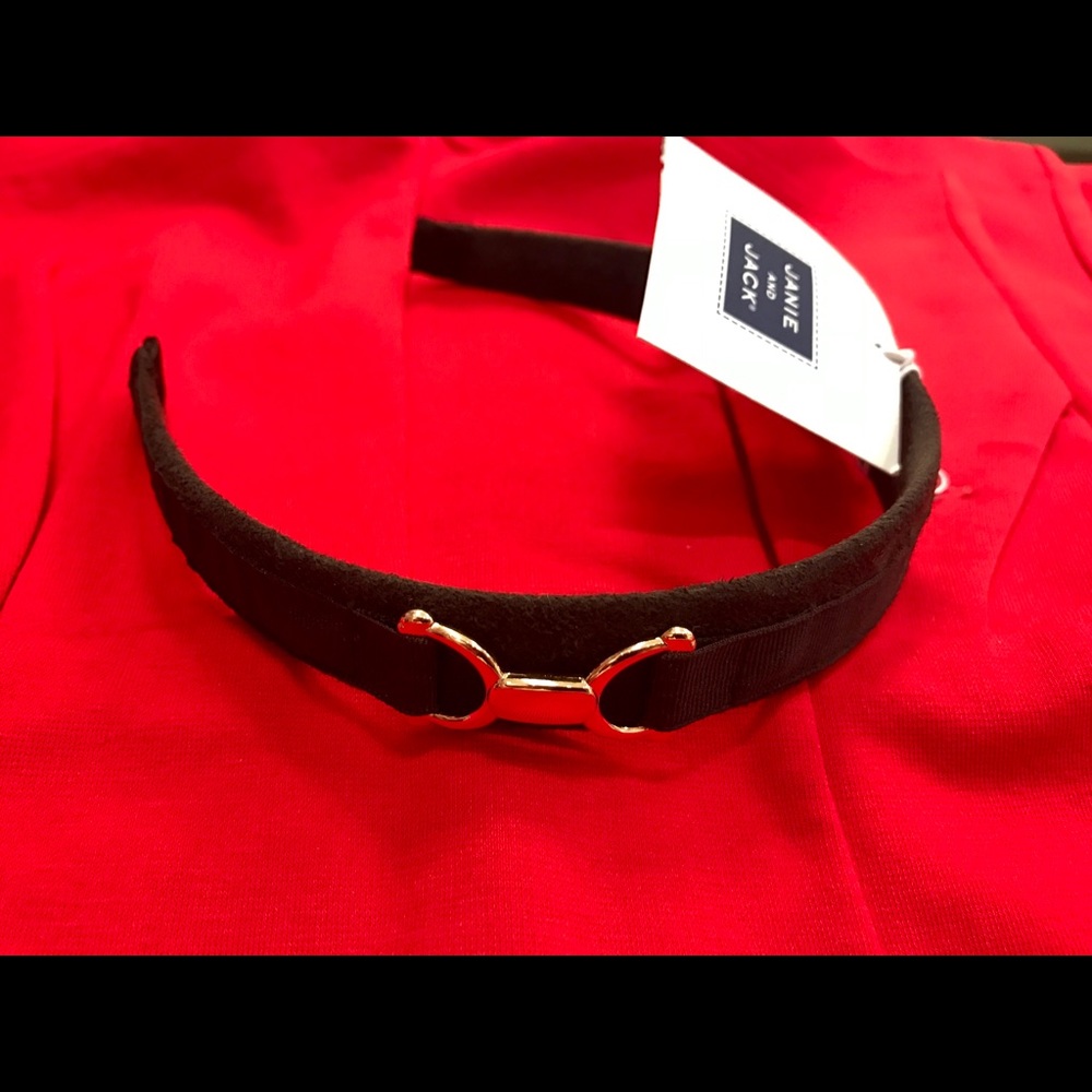 Janie and Jack Equestrian headband NWT